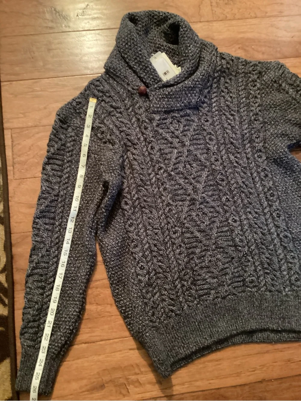 Original Aran Co. stylish charcoal